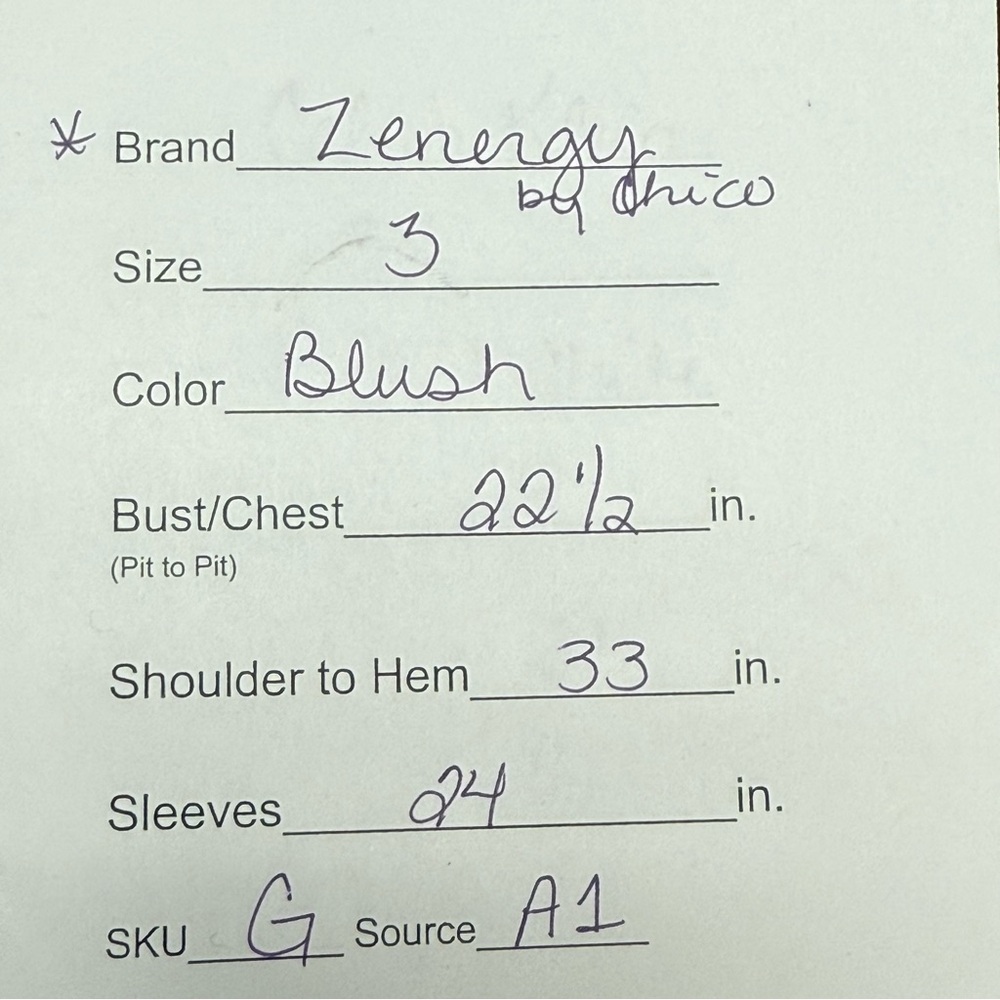 Zenergy by Chico’s Sweater 3 | Blush Pink Tunic Pullover w/ Grommet Detail - Picture 8 of 8